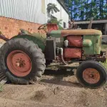 LOTE 006 - TRATOR DEUTZ RARIDADE MOTOR DIESEL REFRIGERADO A AR